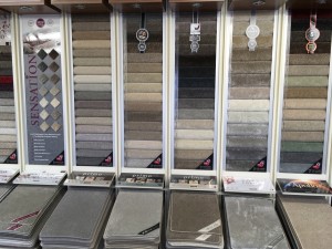 A small selection of Cormar carpets.
